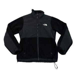 The North Face Fleece Jacket Full Zip Polartec Womens Small Black